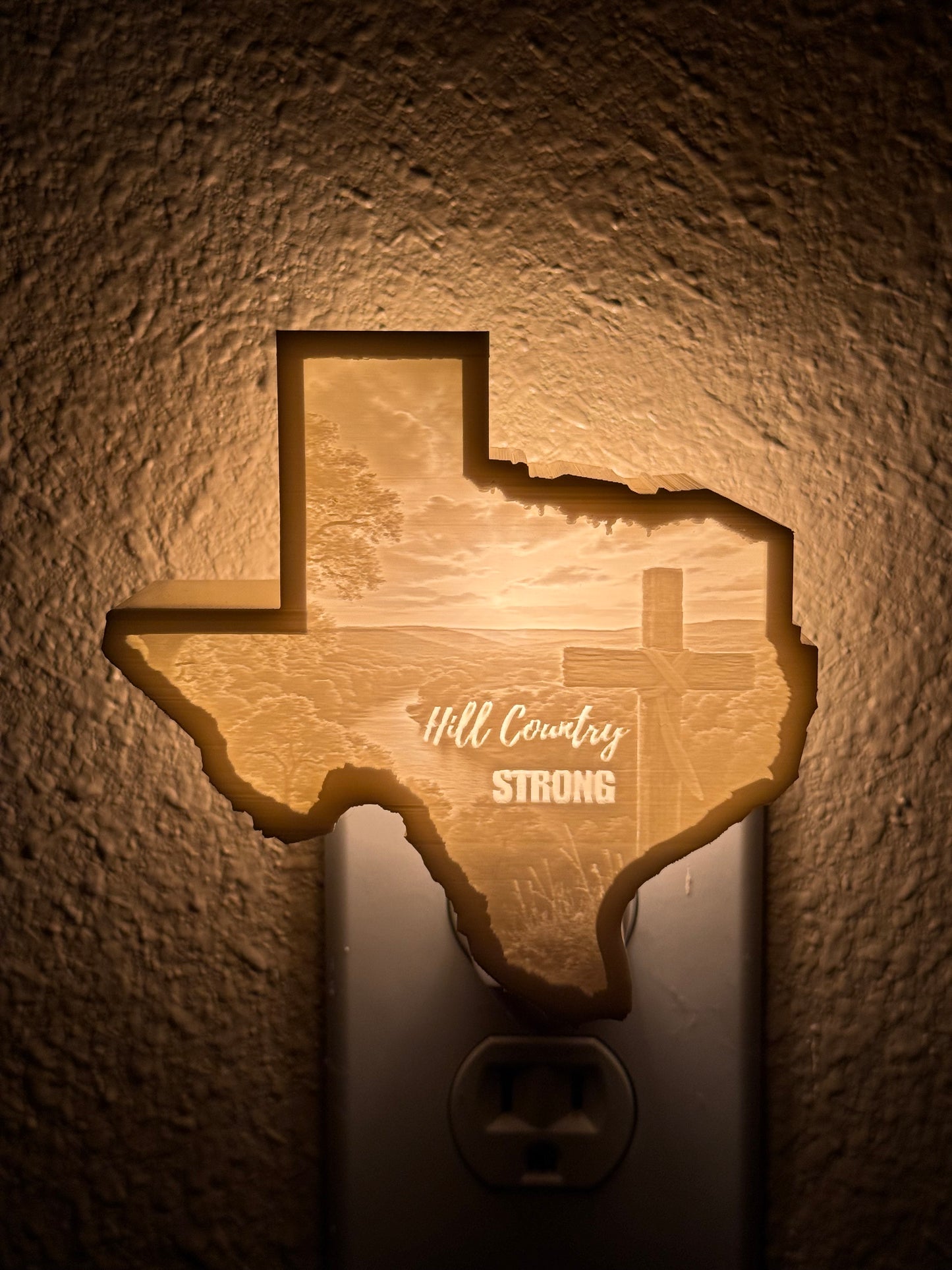 Hill Country Strong Night Light - 100% of Proceeds to Flood Relief