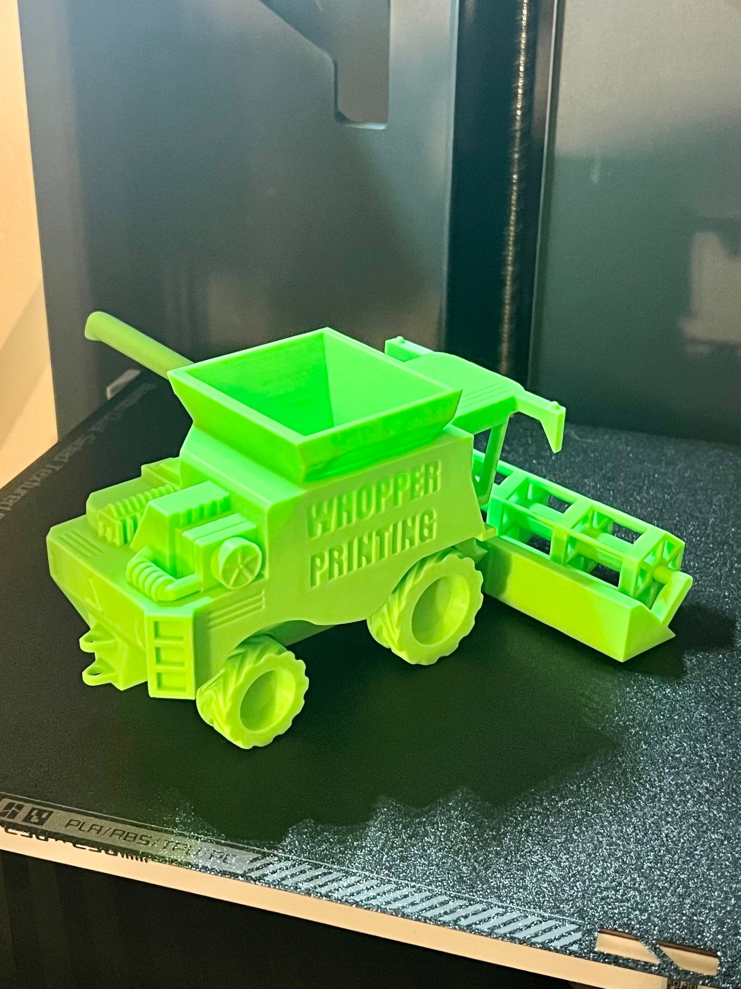 Print-In-Place Combine Harvester - No Support Needed - Digital File