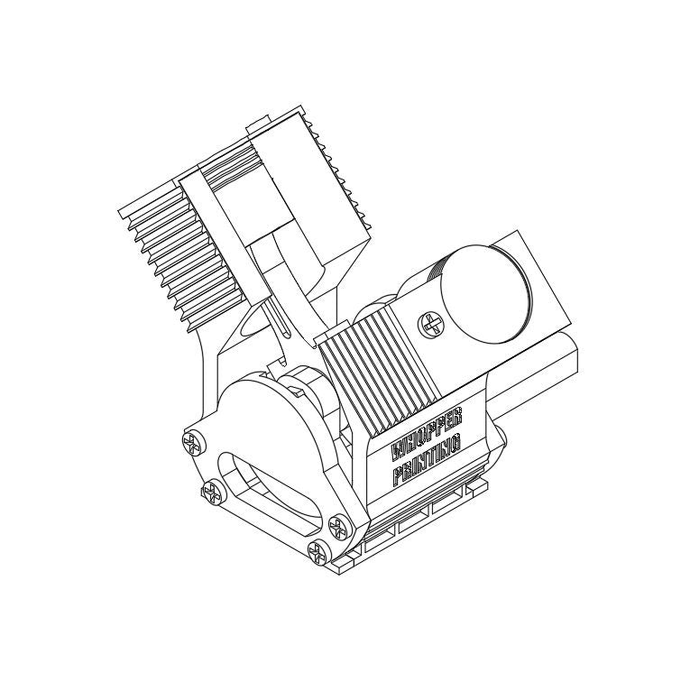 DIY V-Twin Engine Kit - 3D Printable .STL Files - No Support Required