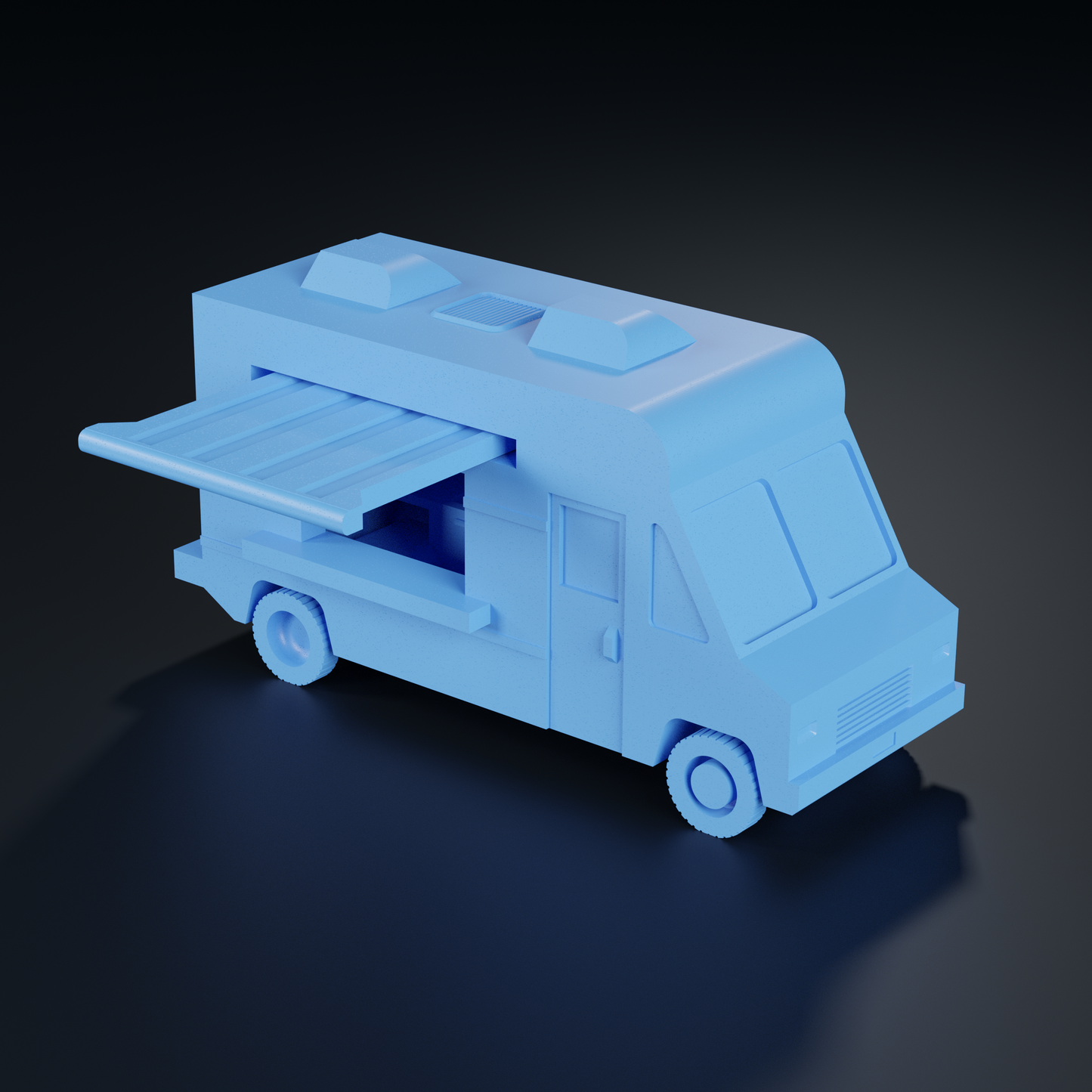 Print-in-Place Food Truck File