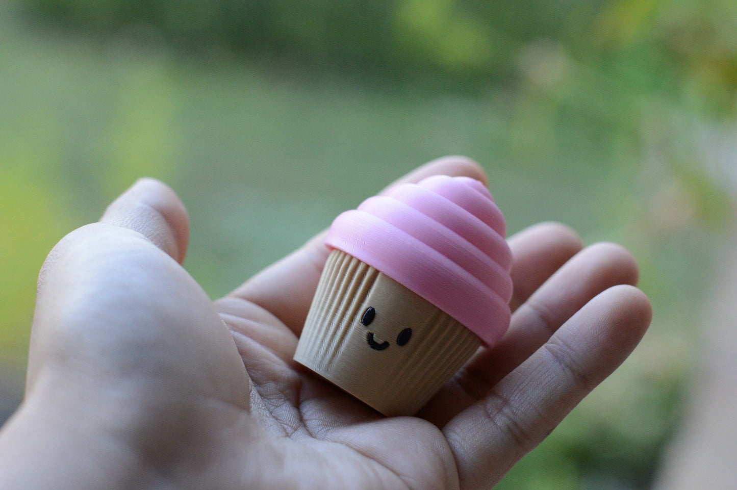 Adorable Cupcake Fidget Friend - Tactile Clicky Switch | Sensory Stim for Stress & ADHD | ASMR Toy